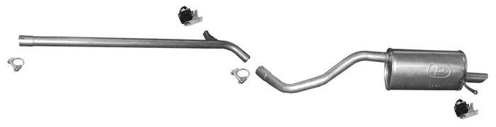 Auspuff für RENAULT CLIO IV 1.5 dCi 75 PS Schrägheck Kombi Auspuffanlage