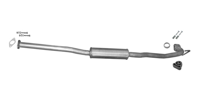 Mittelschalldämpfer für NISSAN X-TRAIL (T30) 2.0 2.5 2WD 4WD Auspuff