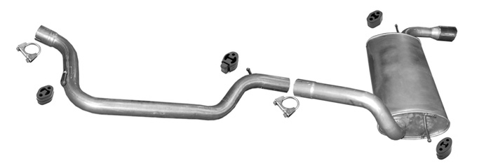 Auspuff für FORD FOCUS III 1.5 1.6 EcoBoost 150, 182 PS Schrägheck Auspuffanlage