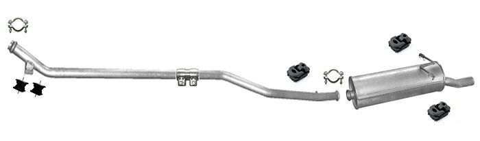 Auspuff CITROEN XSARA PICASSO 1.6 HDI 2005-2011 Auspuffanlage