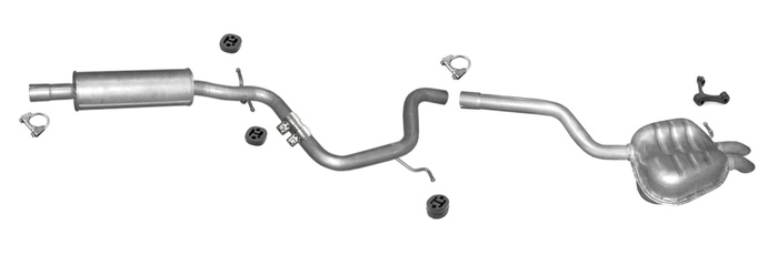 Auspuff für VW JETTA A5 GOLF V 1.9 TDi 105PS Auspuffanlage