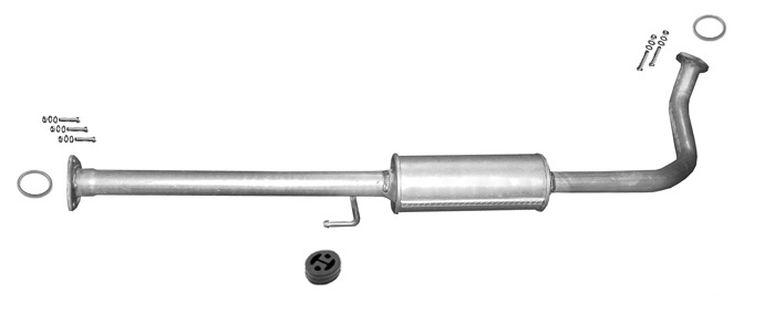 Mittelschalldämpfer HONDA HR-V 1.6 16V 4X2+4X4 5 Türen 1999-2005 Auspuff