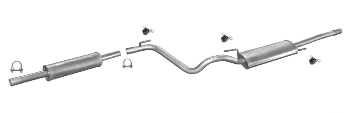 Auspuff VW VENTO 1.6 1.8 75PS 1992-07.1993 Auspuffanlage