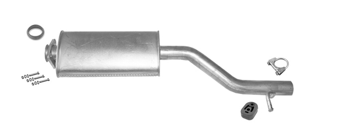 Mittelschalldämpfer für  MERCEDES-BENZ C180 C200 C230 1.8 2.0 2.3 KOMPRESSOR