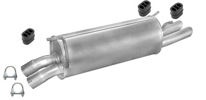 Endschalldämpfer für OPEL OMEGA B 3.0 3.2 V6 Kombi Caravan Auspuff Endtopf