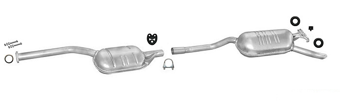 Auspuff MERCEDES (C124) 200CE 230CE Coupe Auspuffanlage