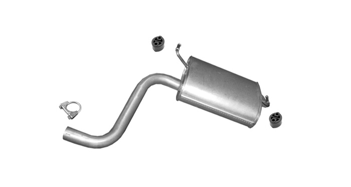 Endschalldämpfer für TOYOTA AVENSIS 1.6i 1.8i 2.0i Ab 2009 Auspuff