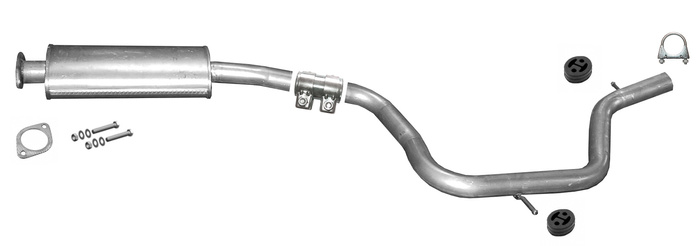 Mittelschalldämpfer für Volvo III V70 2.5 T & 2.5 T FlexFuel Auspuff Mitteltopf