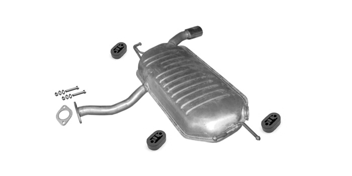 Endschalldämpfer für HYUNDAI TUCSON / KIA SPORTAGE 2.0i 16V 4x4 141PS Auspuff