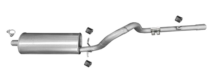 Endschalldämpfer für JEEP WRANGLER I 2.5 121PS 1991-1996 Auspuff