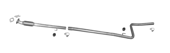 Mittelrohr für FIAT DOBLO (263) 2.0 JTD  / OPEL COMBO 2.0 CDTi SWB Auspuff