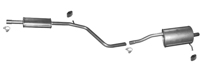 Auspuff für DACIA LOGAN II 1.2 ab 2012 Auspuffanlage