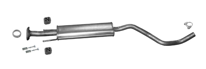 Mittelschalldämpfer für NISSAN NOTE (E11) 1.6 16V 2006-11.2007 Auspuff