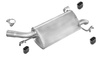 Endschalldämpfer OPEL CORSA C 1.7 DI DTI Schrägheck 1998-2004 Auspuff