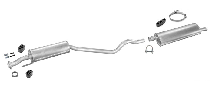 Auspuff OPEL ASTRA F 1.8 1.7 D CC Schrägheck 1991-1995 Auspuffanlage