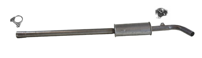 Mittelschalldämpfer für RENAULT FLUENCE / MEGANE / SCENIC 1.2 Auspuff Mitteltopf