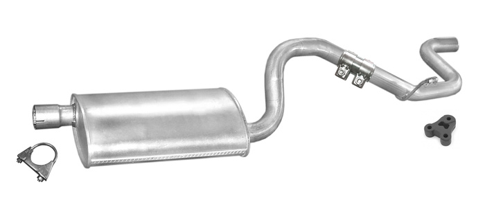 Endschalldämpfer für FORD TRANSIT 2.4 2.5 D TD SWB- kurze 1994-1996 Auspuff