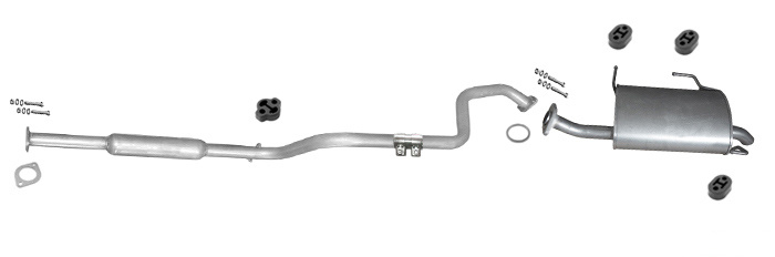 Auspuff NISSAN PRIMERA (WP11) 1.6 99PS Kombi Auspuffanlage