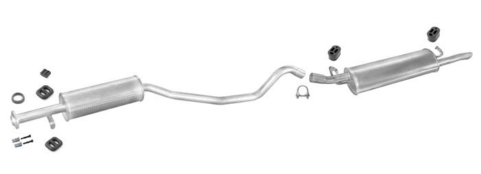 Auspuff OPEL VECTRA A 1.7 D 60PS Schrägheck CC Auspuffanlage