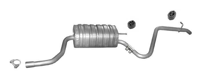 Endschalldämpfer für HYUNDAI I30 I 1.4 1.6 Kombi Schellenverbindung 2009-2012