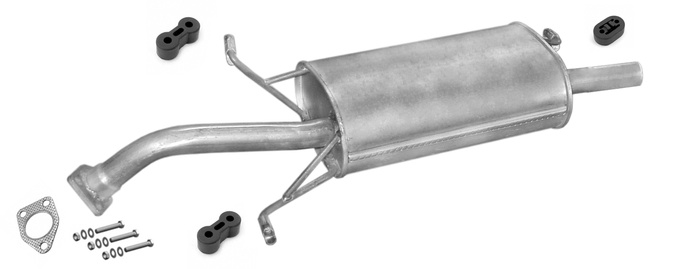 Endschalldämpfer für Mitsubishi Carisma 1.6 1.8 16V 1.9 TD  Auspuff Endtopf