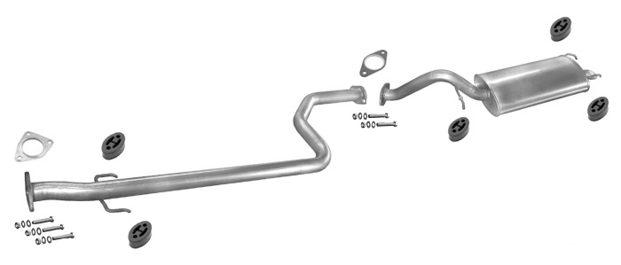 Auspuff MG ZR 2.0 TD 8V Schrägheck (ROVER) Auspuffanlage
