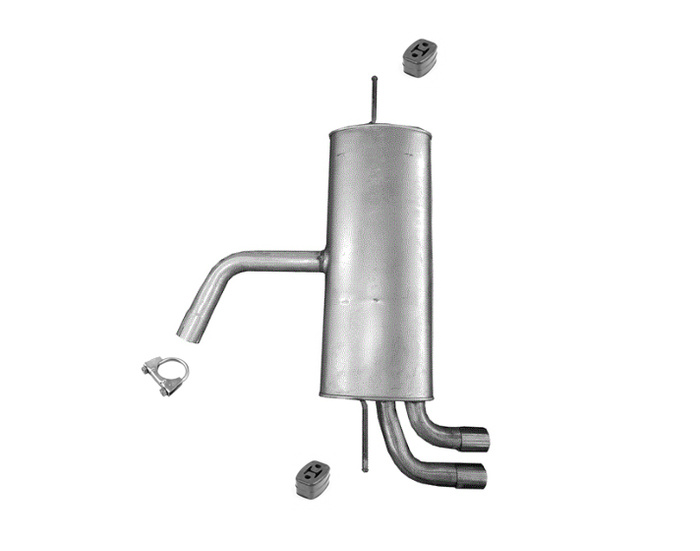 Endschalldämpfer für VW GOLF 7 VII 1.8 TSI 170PS USA Auspuff Endtopf