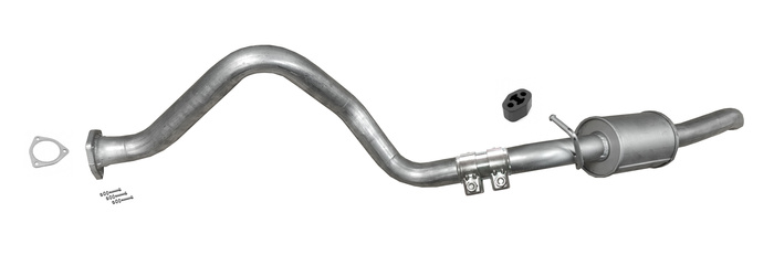 Endschalldämpfer für LAND ROVER DISCOVERY II 2.5 Td5 4x4 Auspuff