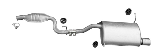 Auspuff für BMW Z3 1.8 116PS 10.1995-10.1998 Auspuffanlage