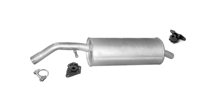 Endschalldämpfer für CITROEN C3 Schrägheck Cabrio 1.6 16V Auspuff Endtopf