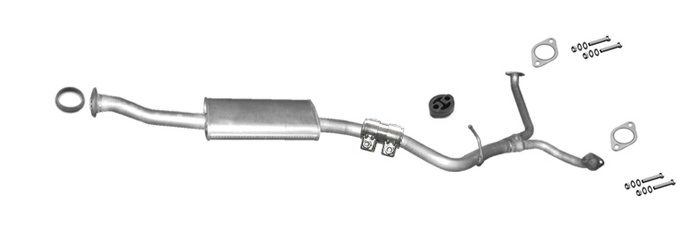 Mittelschalldämpfer für SUBARU TRIBECA 3.0 250 PS ab 2005 Auspuff
