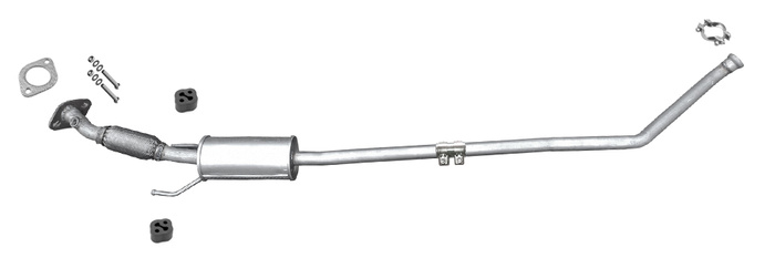 Mittelschalldämpfer für KIA PICANTO II 1.0 CVVT 69PS Auch BiFuel LPG Auspuff