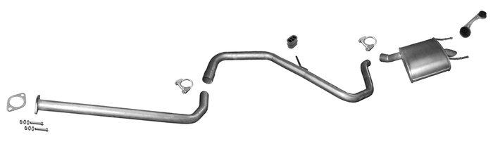 Auspuff für OPEL INSIGNIA A 2.0 CDTi bis VIN C1062507 Auspuffanlage