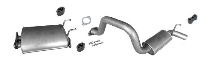 Auspuff für SSANGYONG KORANDO (KJ) 2.3 TDiC 2.9 TD 3.2 Auspuffanlage