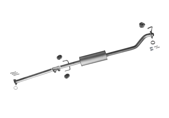 Mittelschalldämpfer für HONDA CR-V MK III 2.0 VTEC 16V 150PS Auspuff