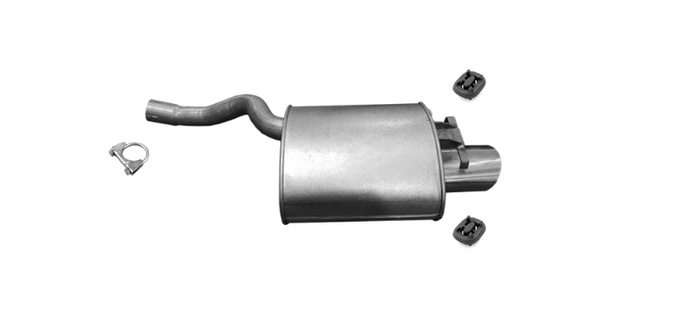 Endschalldämpfer für MERCEDES SLK (R170) 200 2.0 136PS 1996-2000 Auspuff