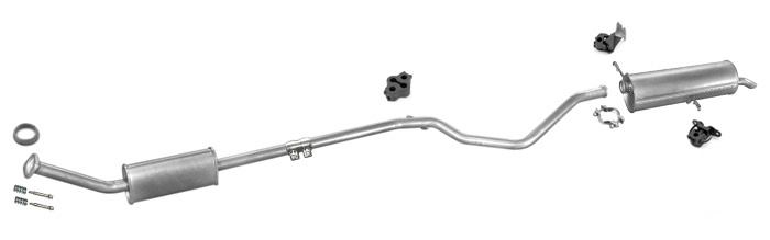 Auspuff PEUGEOT 307 SW 1.6 Kombi 2002-2004 Auspuffanlage