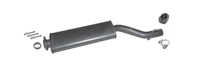 Mittelschalldämpfer für MERCEDES CLK 200 / 230 W208 2.0 2.3 1997-2003 Auspuff