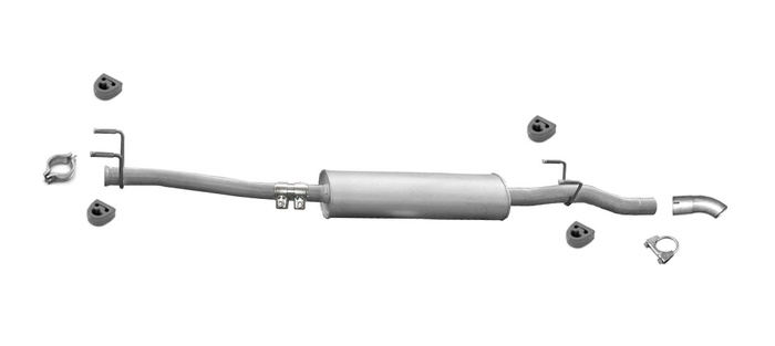 Mittelschalldämpfer für MERCEDES SPRINTER COMPACT (906) -09 -11 -13 -15 2.2 CDi