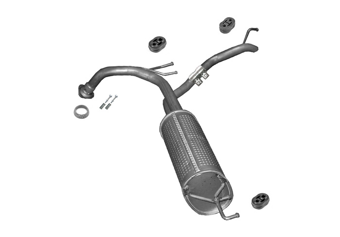 Endschalldämpfer für HONDA CIVIC IX 1.4 i-VTEC ab 2012 Auspuff