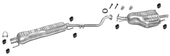 Auspuff für OPEL ASTRA G 1.6 16V  84PS und 101PS Auspuffanlage