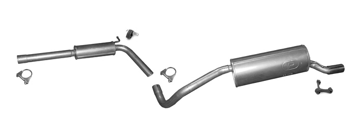 Auspuff für SEAT IBIZA IV & VW POLO 1.2 TSi 90PS 110PS 2014-2017 Auspuffanlage