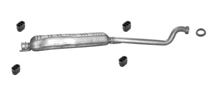 Mittelschalldämpfer für OPEL ASTRA G 2.0 OPC 16V T Auspuff