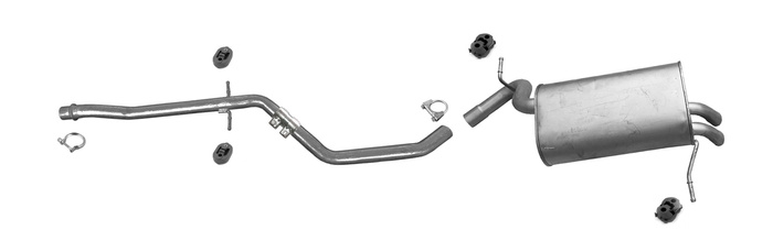 Auspuff für CITROEN C5 III 2.0 HDi 136/140PS Ab 02.2008 Auspuffanlage