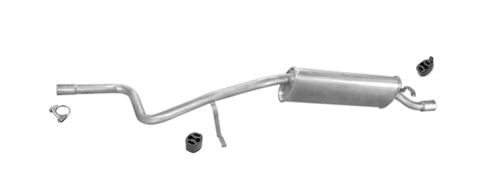 Endschalldämpfer für FIAT UNO 0.9 Ab 1997 39PS Auspuff