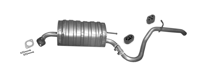 Endschalldämpfer für HYUNDAI I30 I 1.4 1.6 Kombi ab 2007 Flanschverbindung