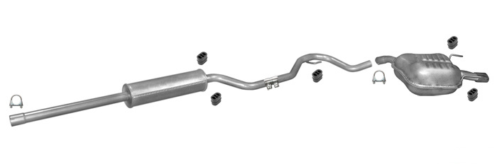 Auspuff OPEL VECTRA C 2.2 16V Schrägheck Stufenheck 2002-2004 Auspuffanlage