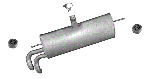 Endschalldämpfer für VW PASSAT B8 (3G2, CB2) 1.4 GTE Hybrid Auspuff