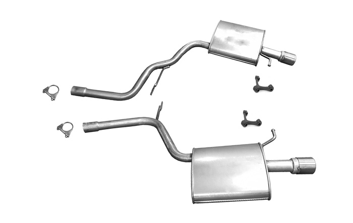 Endschalldämpfer für AUDI A4 B6 / B7 1.8 T 20V 2000-2009 Auspuff