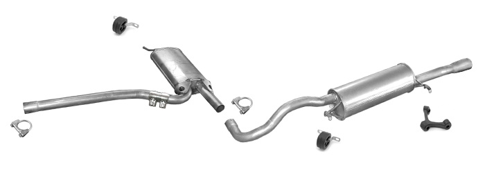 Auspuff AUDI A4 (B5) 1.6 Stufenheck / Kombi Avant Auspuffanlage